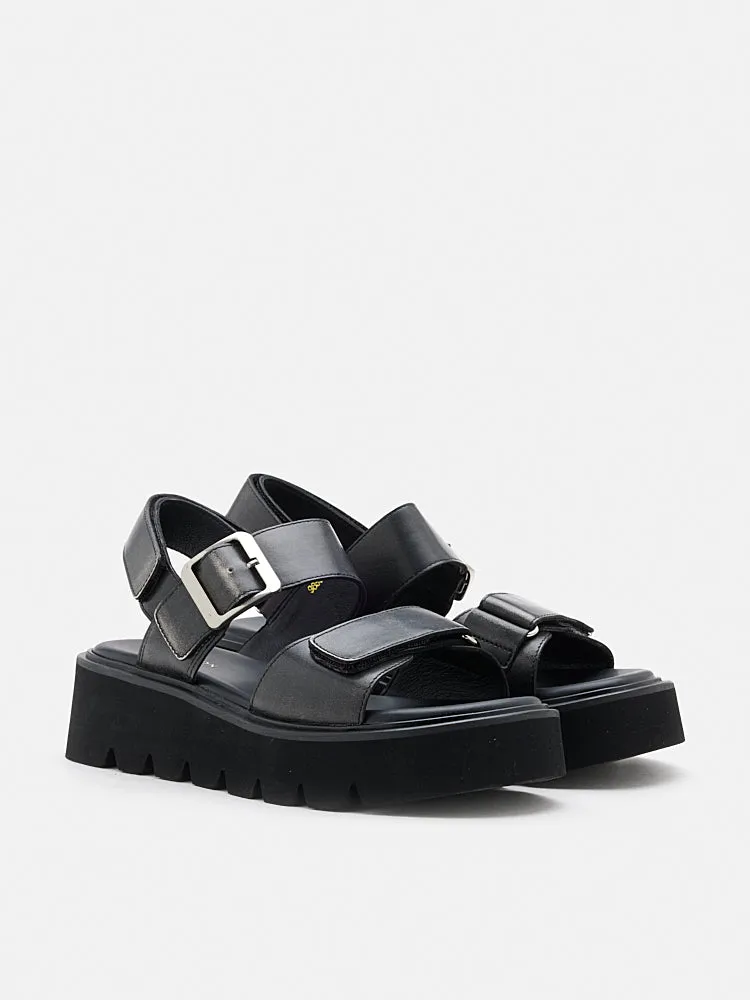 Addison Buckled Platform Sandals