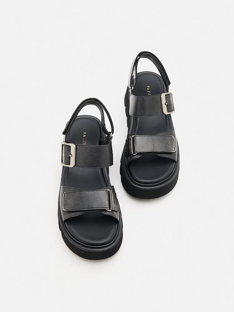 Addison Buckled Platform Sandals