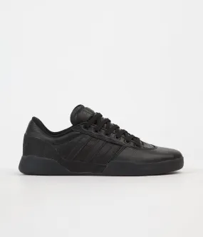 Adidas City Cup Shoes - Core Black / Core Black / Gold Metallic