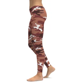 Brown Camo Leggings