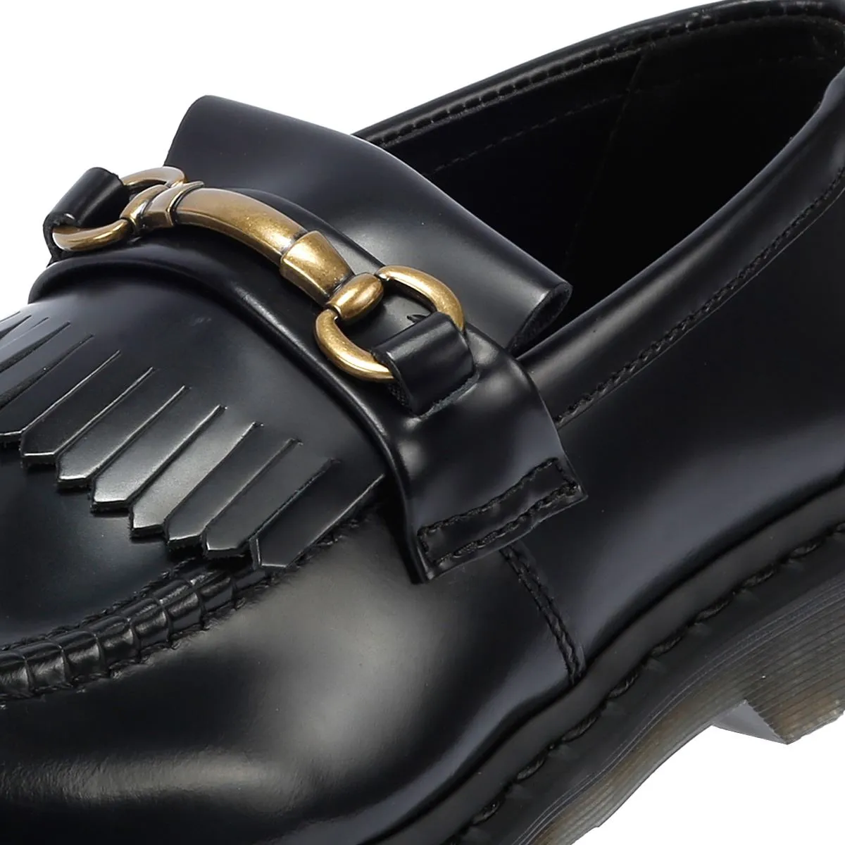 Dr. Martens Adrian Snaffle Black Leather Loafers