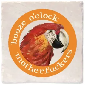 Effin' Birds Coaster - Booze O'Clock