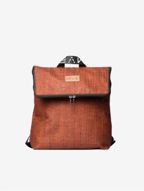 Laptop Cork Vegan Backpack | Burnt Orange