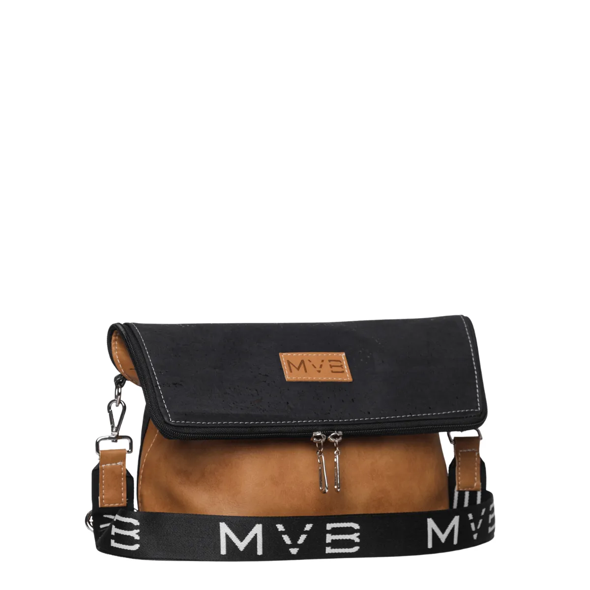 The Flop Cork Vegan Crossbody Bag | Black