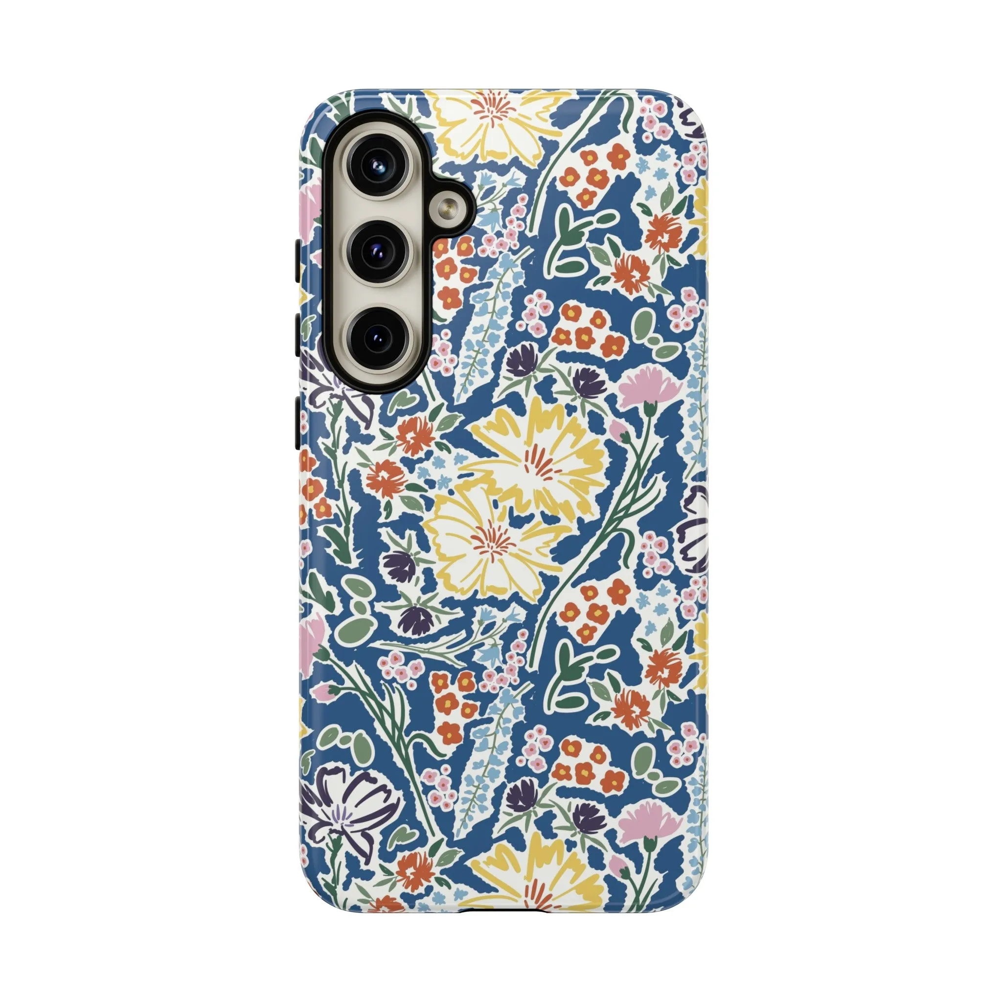 Valley Walks | Navy Flower Case