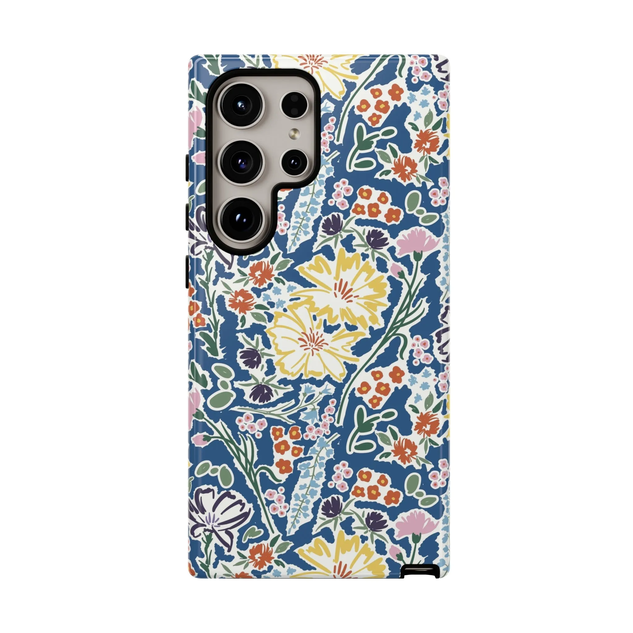 Valley Walks | Navy Flower Case