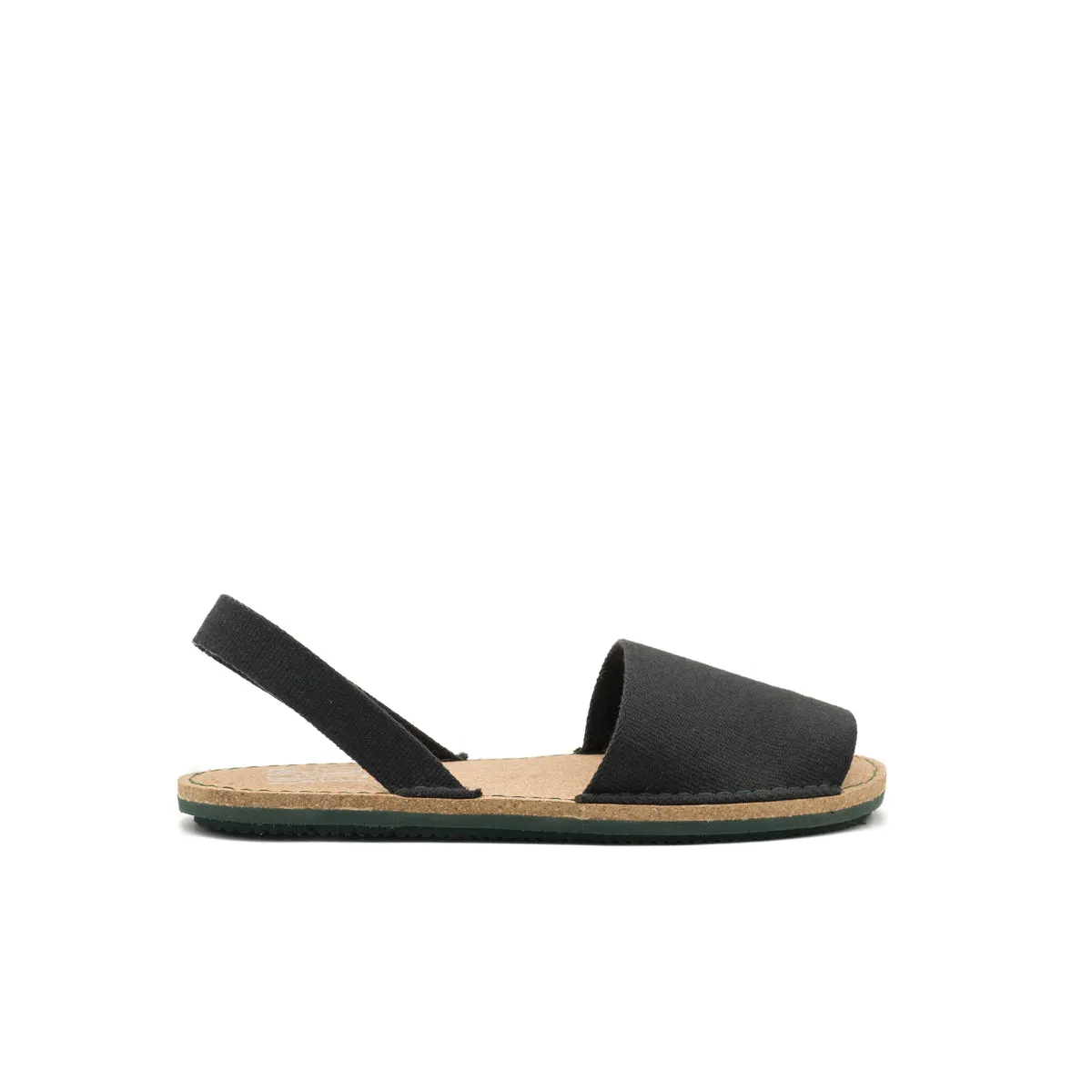 Vegan sandal black WOO001